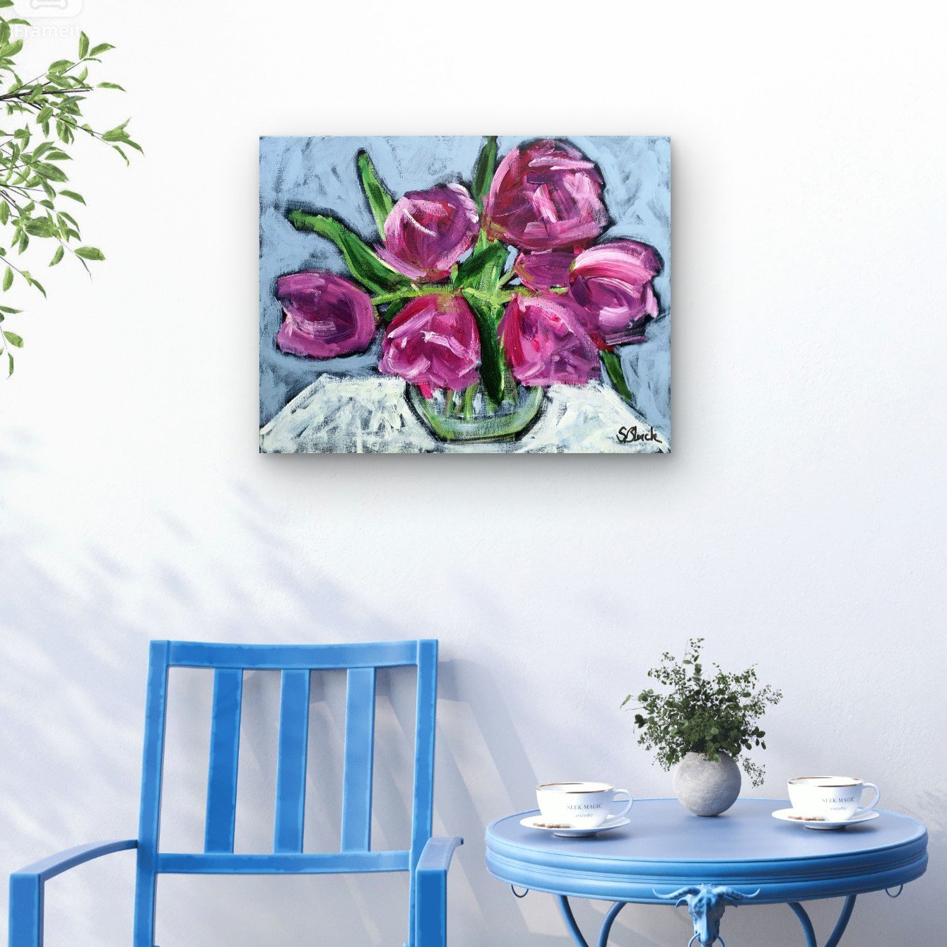 Violet Tulips - Image 2