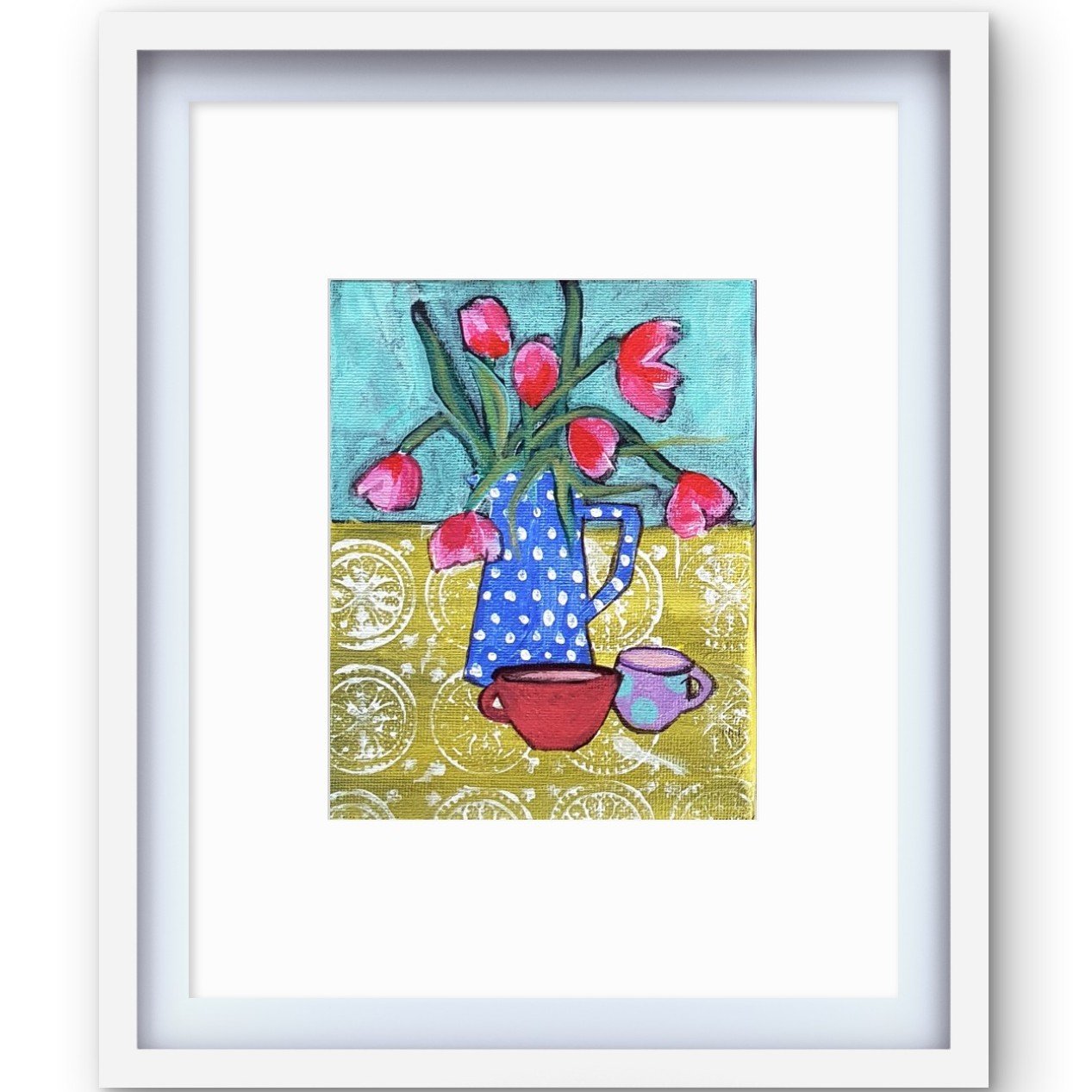 Polkadot Blue & Pinks